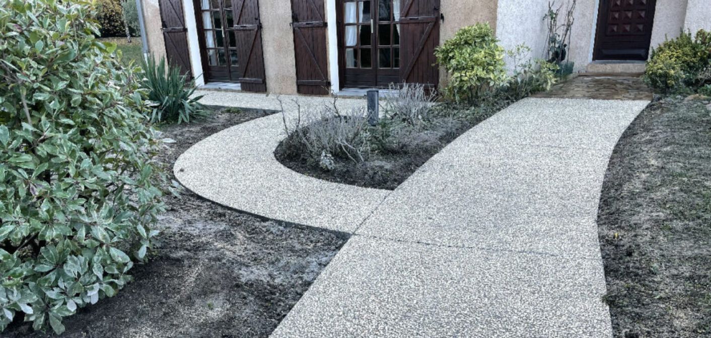 Béton désactivé (allée, cour, terrasse) — gros œuvre Haute-Saône